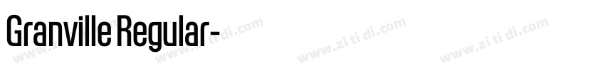 Granville Regular字体转换